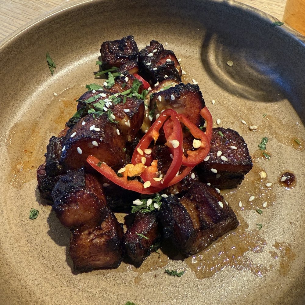 Eureka! Henderson - Sticky Pork Belly Bites - American Near Me - Henderson, Nevada Eureka! Henderson - Sticky Pork Belly Bites - American Near Me - Henderson, Nevada
