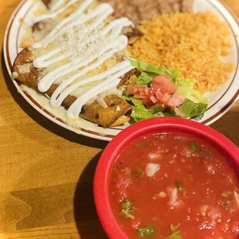 Antonio's Mexican Grill - 3 Chicken Enchilada Combo - Mexican Near Me - Reno, Nevada