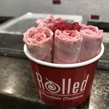 Rolled Mountain Creamery - 3/6/22 Lemon Raspberry - Ice Cream & Frozen Yogurt Near Me - Reno, Nevada Rolled Mountain Creamery - 3/6/22 Lemon Raspberry - Ice Cream & Frozen Yogurt Near Me - Reno, Nevada