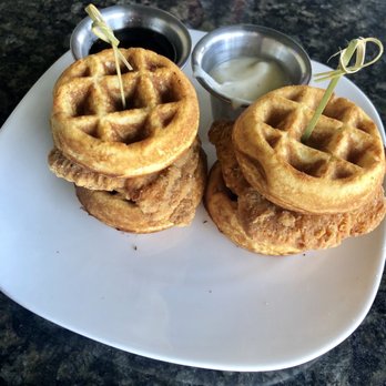 Topgolf - Chicken waffles - New American Near Me - Miami Gardens, Florida