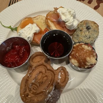 Storytellers Cafe - The scone was good and the Mickey waffle was good everything else was not. - Breakfast & Brunch Near Me - Anaheim, California Storytellers Cafe - The scone was good and the Mickey waffle was good everything else was not. - Breakfast & Brunch Near Me - Anaheim, California