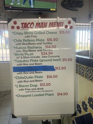 Menu photo 1 Taco Man Madera, CA Menu photo 1 Taco Man Madera, CA