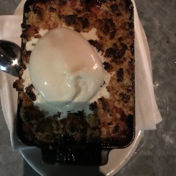 Gjelina - Rhubarb dessert - New American Near Me - Venice, California