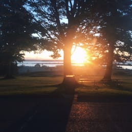 View from the parking area