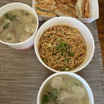 Bafang Dumpling - Combination of pot stickers and wonton soup; noodles and wonton soup - Taiwanese Near Me - San Diego, California