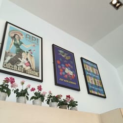 Joe's Coffee - Love the retro travel posters here!