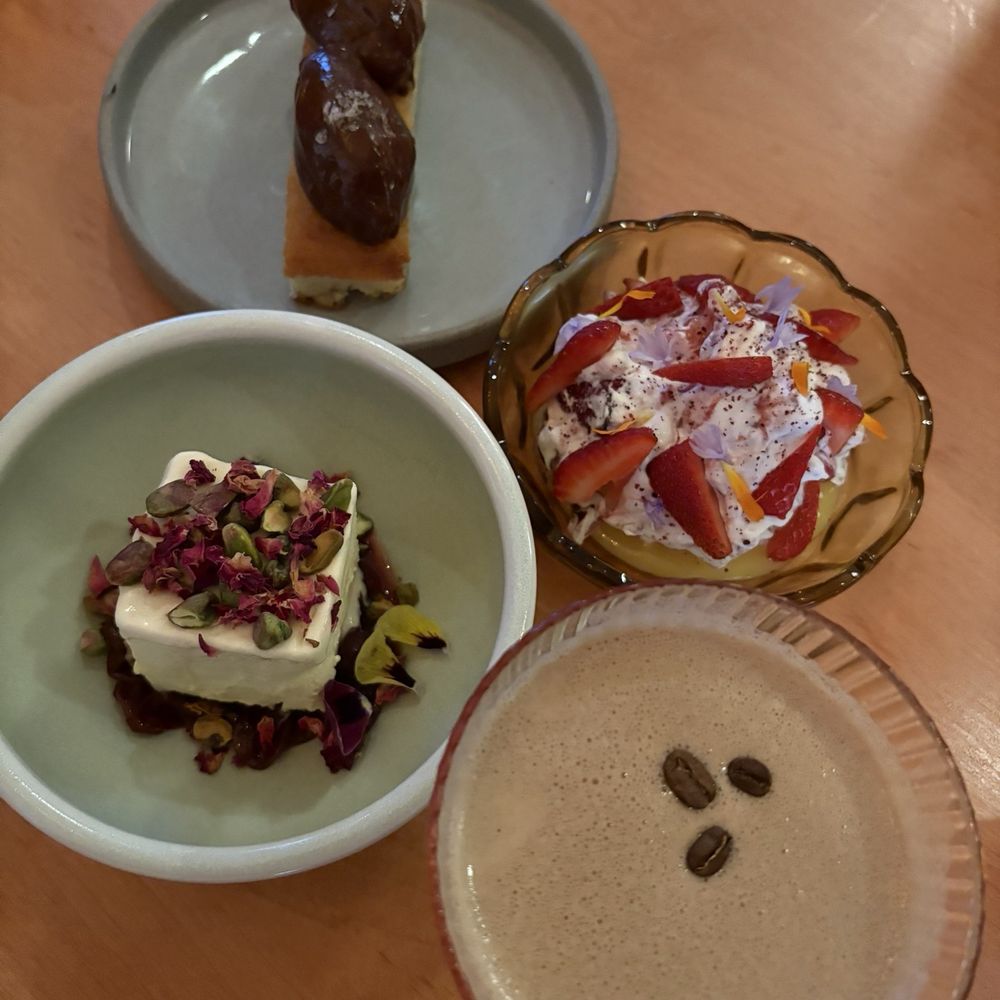 The Springwood - Eatons mess, tahini semifreddo, buttermilk cake with dark chocolate buttercream - Canadian (New) Near Me - Whitby, Ontario The Springwood - Eatons mess, tahini semifreddo, buttermilk cake with dark chocolate buttercream - Canadian (New) Near Me - Whitby, Ontario