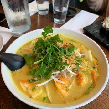 Rakuya - Coconut Noodle Soup with Shrimp - Sushi Bars Near Me - Washington, DC, District of Columbia