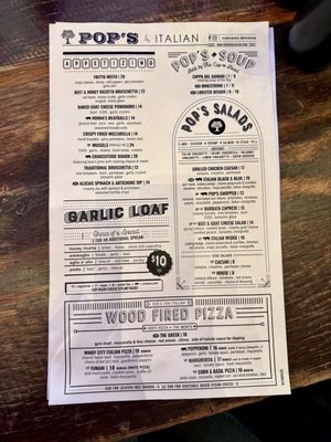 Menu photo 3 Pop's For Italian Ferndale, MI