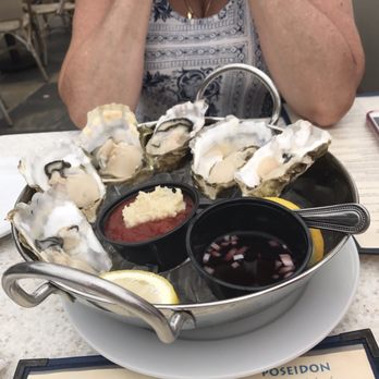 Poseidon on the Beach - 1/2 dozen oysters - Seafood Near Me - Del Mar, California Poseidon on the Beach - 1/2 dozen oysters - Seafood Near Me - Del Mar, California
