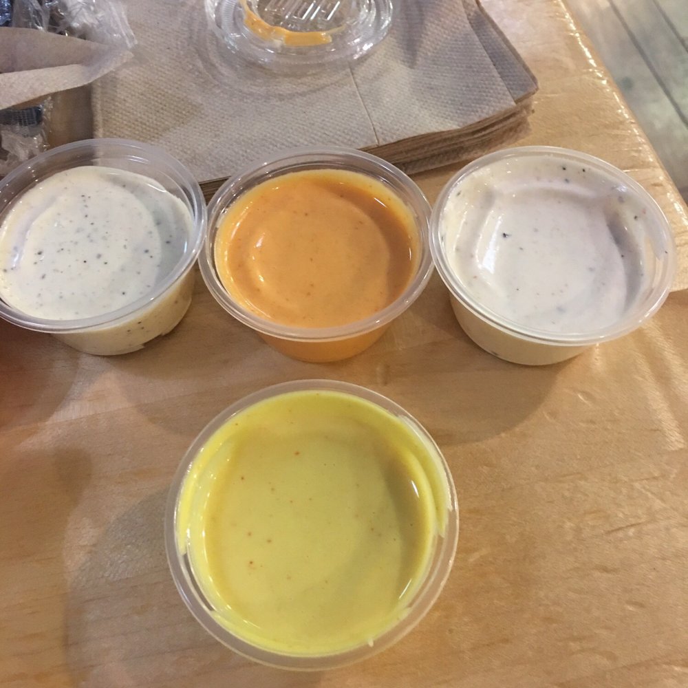 PDQ - Garlic, Sriricha, Ranch, Honey Mustard sauces - Fast Food Near Me - Concord, North Carolina PDQ - Garlic, Sriricha, Ranch, Honey Mustard sauces - Fast Food Near Me - Concord, North Carolina