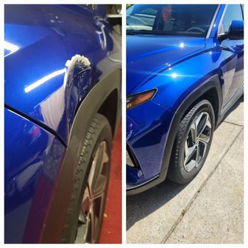 Pro-Fast - Left side is before and right is after Rony worked his magic - Mobile Dent Repair Near Me - Walnut Creek, California Pro-Fast - Left side is before and right is after Rony worked his magic - Mobile Dent Repair Near Me - Walnut Creek, California