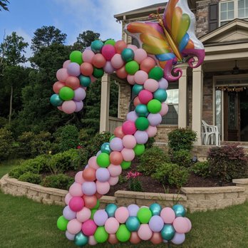 Party 'til you POP - I make balloon yard numbers for birthdays and aniversaries. Great for indoors or outdoors. I set up, inflate, and tear down. - Party Supplies Near Me - Roswell, Georgia