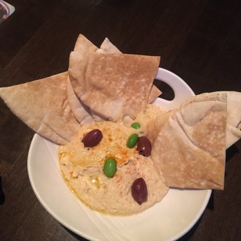 Yard House - Hummus appetizer with baked pita - New American Near Me - Costa Mesa, California