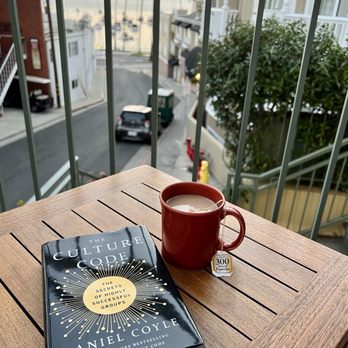 The Avalon Hotel - Tea on the balcony room 101 - Hotels Near Me - Avalon, California