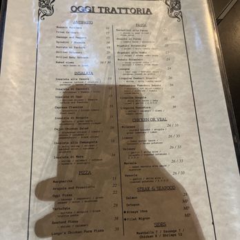 Oggi Trattoria - Menu - Italian Near Me - Chicago, Illinois Oggi Trattoria - Menu - Italian Near Me - Chicago, Illinois