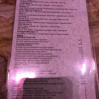 LaoTable - Cocktail and wine menu at Lao Table in San Francisco. - Laotian Near Me - San Francisco, California LaoTable - Cocktail and wine menu at Lao Table in San Francisco. - Laotian Near Me - San Francisco, California