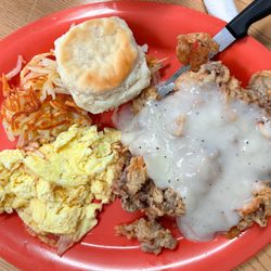 Country Diner - Chicken Fried Steak breakfast