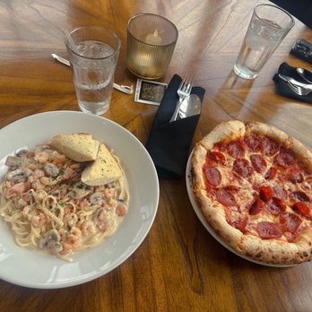 Amore Mio Trattoria - Bay Shrimp & Pepperoni Pizza - Italian Near Me - Arlington, Texas Amore Mio Trattoria - Bay Shrimp & Pepperoni Pizza - Italian Near Me - Arlington, Texas