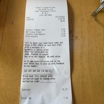 Potbelly - $17 lunch straight in the trash - Sandwiches Near Me - Highland, Indiana Potbelly - $17 lunch straight in the trash - Sandwiches Near Me - Highland, Indiana