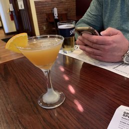Blood orange martini- delicious ice flakes!!! Blood orange martini- delicious ice flakes!!!