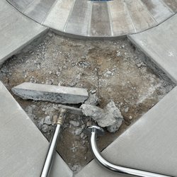 Cut grounding wire