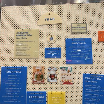 Moon Rabbit - Menu - Bubble Tea Near Me - Los Angeles, California