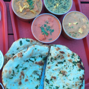 Bombay Dhaba - Yummy garlic naan with equally yummy curries!! :) - Food Trucks Near Me - Austin, Texas Bombay Dhaba - Yummy garlic naan with equally yummy curries!! :) - Food Trucks Near Me - Austin, Texas