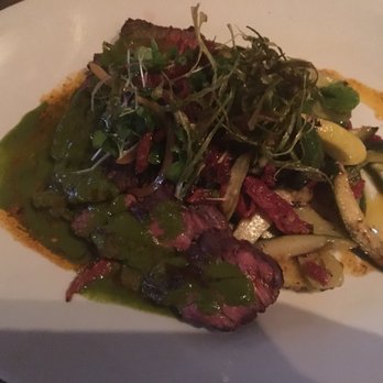 Sycamore - The special: Some type of flank steak with seared vegetables - Bars Near Me - Columbus, Ohio Sycamore - The special: Some type of flank steak with seared vegetables - Bars Near Me - Columbus, Ohio
