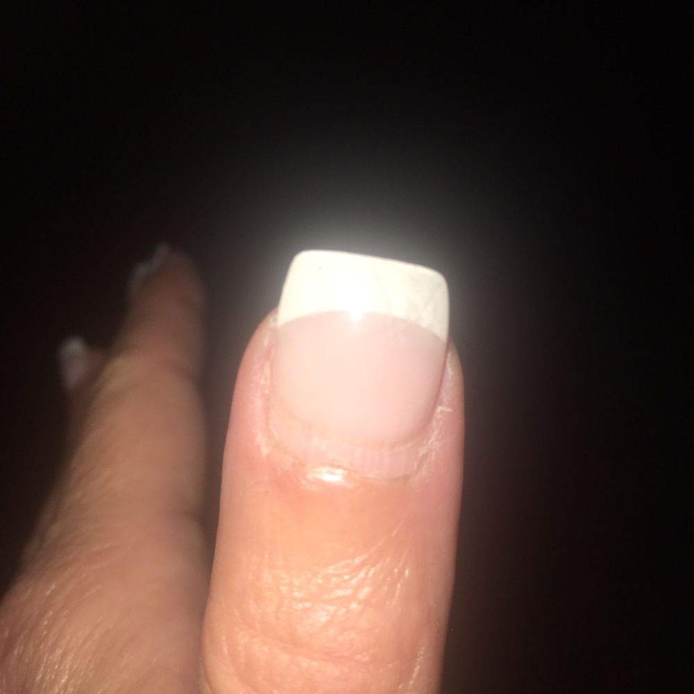 I will definitely not be back. This manicure is only 8 days old! I have never had a manicure look this bad in 8 days!