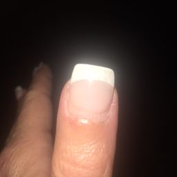 I will definitely not be back. This manicure is only 8 days old! I have never had a manicure look this bad in 8 days!