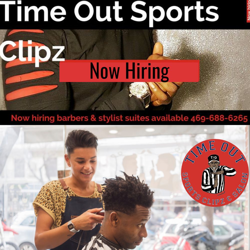 Time Out Sports Clipz and Salon Logo