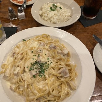 Tuscany Grill - Pasta Alfredo with grilled chicken.....really look close. - Italian Near Me - Melbourne, Florida Tuscany Grill - Pasta Alfredo with grilled chicken.....really look close. - Italian Near Me - Melbourne, Florida