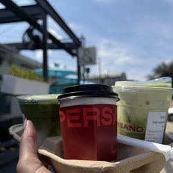 Ampersand - Cortado and two Matchas