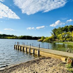 Marsh Creek State Park - Dock with River