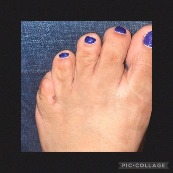 Infinity Nail Spa - Pinky toe they forgot to paint - gel pedi - Nail Salons Near Me - Turlock, California