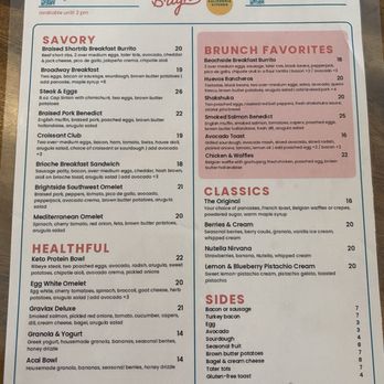 Brightside California Kitchen - Brunch menu - Cocktail Bars Near Me - Santa Monica, California Brightside California Kitchen - Brunch menu - Cocktail Bars Near Me - Santa Monica, California