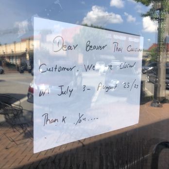 Beaver Thai Cuisine - Temporarily closed until August 25, 2023 - Thai Near Me - Beaver, Pennsylvania Beaver Thai Cuisine - Temporarily closed until August 25, 2023 - Thai Near Me - Beaver, Pennsylvania