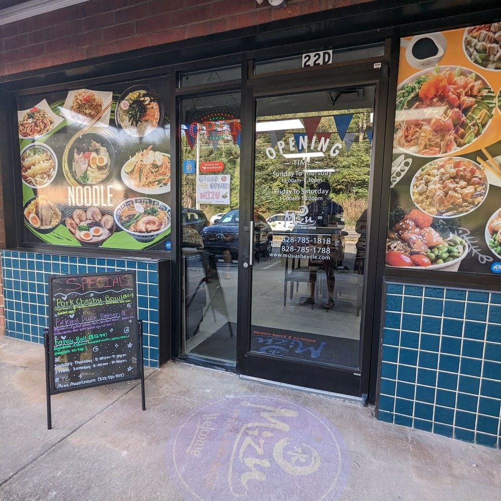 Mizu - Front of MIZU - Noodles Near Me - Asheville, North Carolina