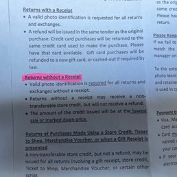Return policy