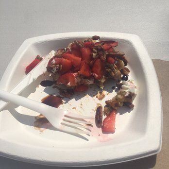 Waffle Cakes - Strawberry goat cheese pecan waffle with balsamic drizzle. Excellent. - Food Trucks Near Me - Westminster, Colorado Waffle Cakes - Strawberry goat cheese pecan waffle with balsamic drizzle. Excellent. - Food Trucks Near Me - Westminster, Colorado