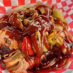 Mortuary BBQ and GRILL - Ohhhhh this is the Undertaker 2.0! Jumbo sandwich...Chefs kiss!!