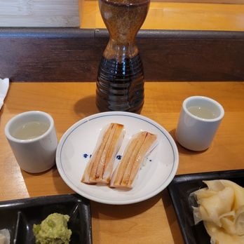 Jinbei - Yellowtail belly with hot sake - Japanese Near Me - Irvine, California
