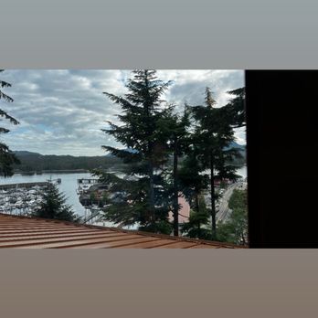 Cape Fox Lodge - Views from our table - Hotels Near Me - Ketchikan, Alaska