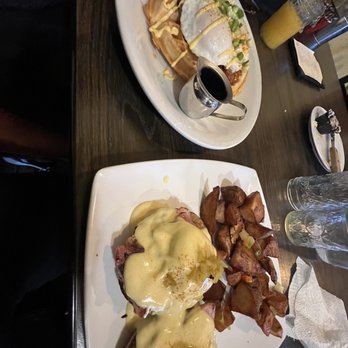 Hash - Orange Chicken Waffle and Benedictos Rancheros - Breakfast & Brunch Near Me - Olympia, Washington Hash - Orange Chicken Waffle and Benedictos Rancheros - Breakfast & Brunch Near Me - Olympia, Washington