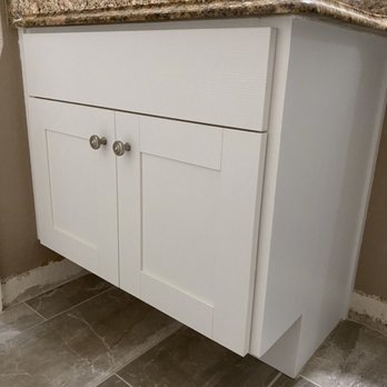 The Cabinet Master & Son - Guest bathroom after. - Cabinetry Near Me - Covina, California The Cabinet Master & Son - Guest bathroom after. - Cabinetry Near Me - Covina, California
