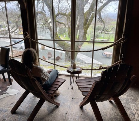 Photo of Pope Valley Winery - Pope Valley, CA, US. Tasting room overlooking the grounds