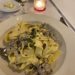 Papardelle w sausage