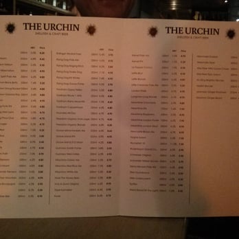 The Urchin - All dem bottles! - Seafood Near Me - Hove, BNH