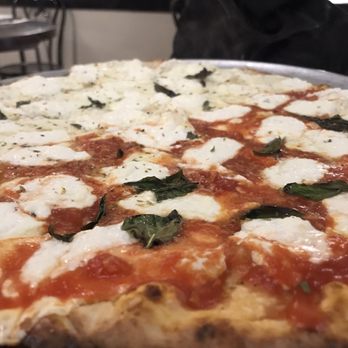 Juliana's - Half marg/half white - Pizza Near Me - Brooklyn, New York Juliana's - Half marg/half white - Pizza Near Me - Brooklyn, New York